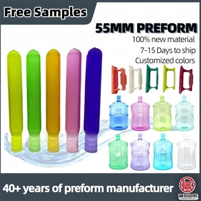 Taille du cou 55MM Préforme PET de 5 gallons